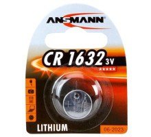 Літієва батарейка Ansmann CR1632 Coin Cell | 1 штука в комплекті