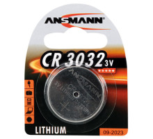 Літієва батарейка Ansmann CR3032 Coin Cell | 1 штука в комплекті