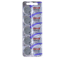 Батарейки Maxell CR2032 Coin Cell | 5 штук в комплекті