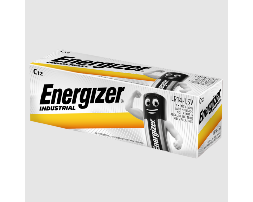 Промислові батарейки Energizer C LR14 | 12 штук в комплекті Промислові батарейки Energizer C LR14 | 12 штук в комплекті