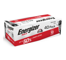 Батарейки Energizer Max AAA LR03 лужні | 40 штук в комплекті