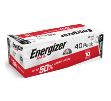 Батарейки Energizer Max AA LR6 лужні | 40 штук в комплекті