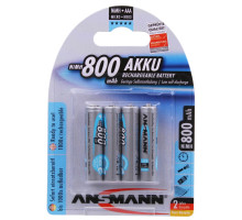 Попередньо заряджені акумуляторні батарейки Ansmann Max-E AAA HR03 800мАг | 4 штуки в комплекті