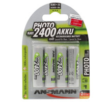 Акумуляторні батарейки Ansmann Photo AA HR6 2400мАг | 4 штуки в комплекті