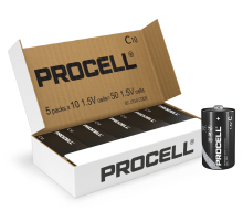Батарейки Duracell Procell Constant C LR14 PC1400 | 50 штук в комплекті