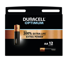 Батарейки Duracell Optimum AA LR6 | 12 штук в комплекті