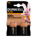 Батарейки Duracell Plus 9V PP3 6LR61 | 2 штуки в комплекті 