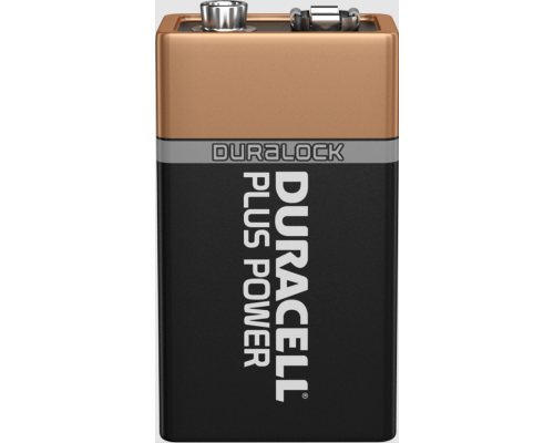 Батарейки Duracell Plus 9V PP3 6LR61 | 2 штуки в комплекті 