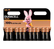 Батарейки Duracell Plus AA LR6 | 10 штук в комплекті