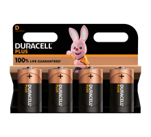 Батарейки Duracell Plus D LR20 | 4 штуки в комплекті