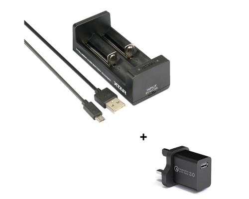 Портативний USB-зарядний пристрій Xtar MC2 Plus для літій-іонних акумуляторів