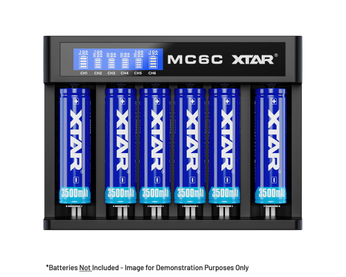 Зарядний пристрій Xtar MC6C USB для літій-іонних акумуляторів Зарядний пристрій Xtar MC6C USB для літій-іонних акумуляторів