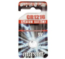 Батарейка Maxell CR1216 Coin Cell | 1 штука в комплекті