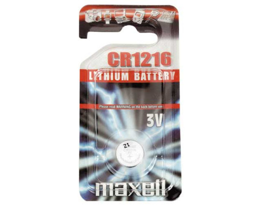 Батарейка Maxell CR1216 Coin Cell | 1 штука в комплекті Батарейка Maxell CR1216 Coin Cell | 1 штука в комплекті