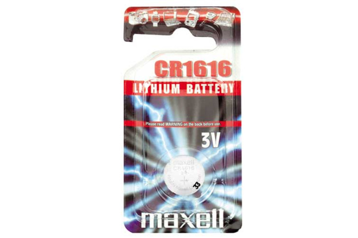 Батарейка Maxell CR1616 Coin Cell | 1 штука в комплекті