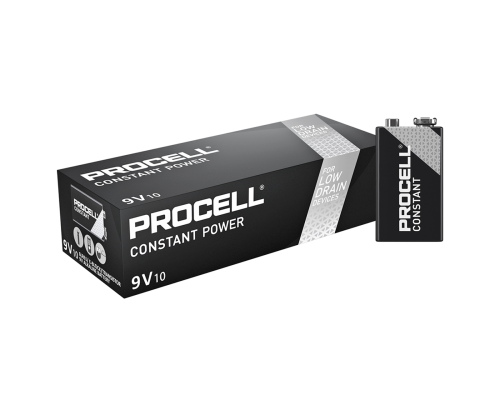 Батарейки Duracell Procell Constant 9V PP3 6LR61 PC1604 | 10 штук в комплекті