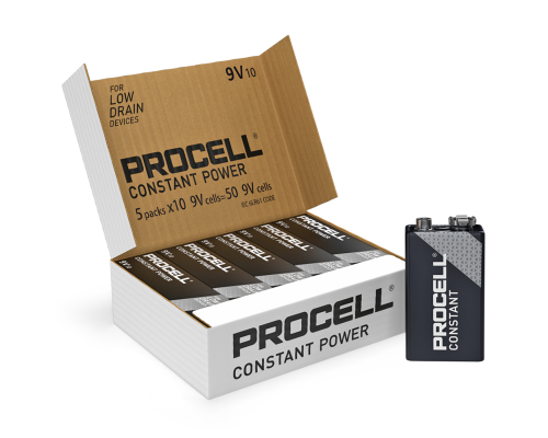 Батарейки Duracell Procell Constant 9V PP3 6LR61 PC1604 | 10 штук в комплекті Батарейки Duracell Procell Constant 9V PP3 6LR61 PC1604 | 10 штук в комплекті