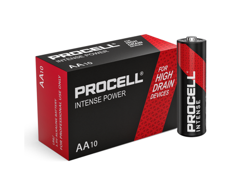 Батарейки Duracell Procell Intense Power AA LR6 PX1500 PX1500 | 10 штук в комплекті Батарейки Duracell Procell Intense Power AA LR6 PX1500 PX1500 | 10 штук в комплекті