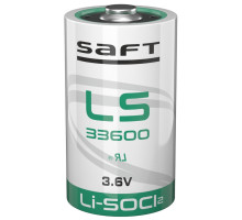 Літієва батарейка Saft LS33600 D Li-SOCl2 | 1 штука в комплекті