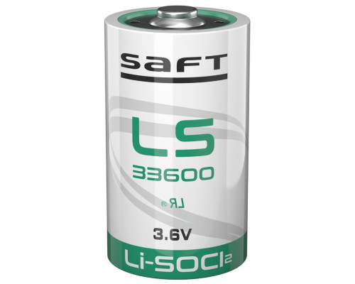 Літієва батарейка Saft LS33600 D Li-SOCl2 | 1 штука в комплекті