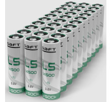 Батарейки Saft LS14500 Li-SOCI2 3.6В AA | 30 штук в комплекті
