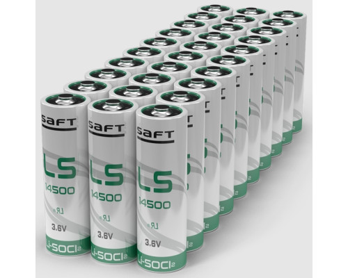 Батарейки Saft LS14500 Li-SOCI2 3.6В AA | 30 штук в комплекті Батарейки Saft LS14500 Li-SOCI2 3.6В AA | 30 штук в комплекті