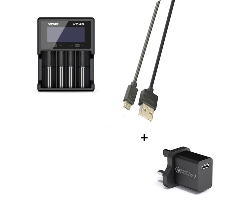 Зарядний пристрій USB Xtar VC4SL для Li-Ion та NiMH акумуляторів Зарядний пристрій USB Xtar VC4SL для Li-Ion та NiMH акумуляторів