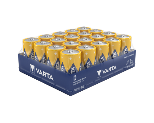Промислові батарейки Varta Industrial Pro 4020 D LR20 | 20 штук в комплекті