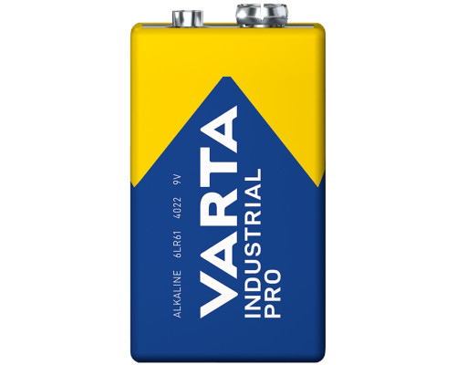 Промислові батарейки Varta Industrial Pro 4022 9V PP3 6LR61|20 штук в комплекті Промислові батарейки Varta Industrial Pro 4022 9V PP3 6LR61|20 штук в комплекті