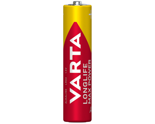 Лужні батарейки Varta Longlife Max Power AAA LR03 | 12 штук в комплекті
