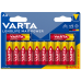 Лужні батарейки Varta Longlife Max Power AA LR6 | 12 штук в комплекті