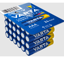Лужні батарейки Varta Longlife Power AAA LR03 | 24 штуки в комплекті