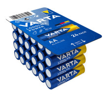 Лужні батарейки Varta Longlife Power AA LR6 | 24 штуки в комплекті