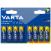 Лужні батарейки Varta Longlife Power AA LR6 | 8 штук в комплекті