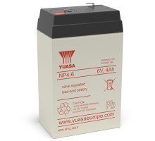 Герметична свинцево-кислотна акумуляторна батарея Yuasa NP4-6 VRLA | 1 штука в комплекті