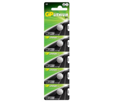 Батарейки GP CR1220 Coin Cell | 5 штук в комплекті