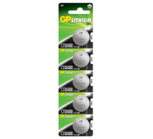 Батарейки GP CR2430 Coin Cell | 5 штук в комплекті