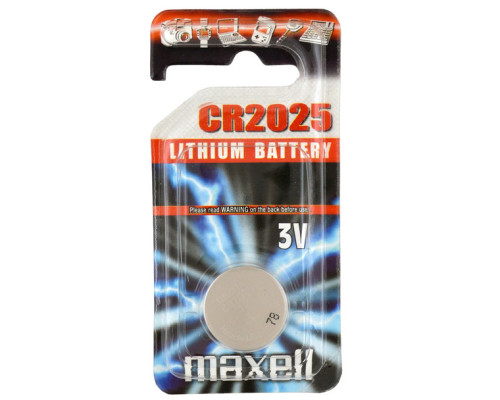 Батарейка Maxell CR2025 Coin Cell | 1 штука в комплекті Батарейка Maxell CR2025 Coin Cell | 1 штука в комплекті