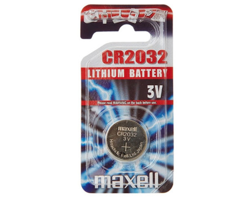 Батарейка Maxell CR2032 Coin Cell | 1 штука в комплекті Батарейка Maxell CR2032 Coin Cell | 1 штука в комплекті