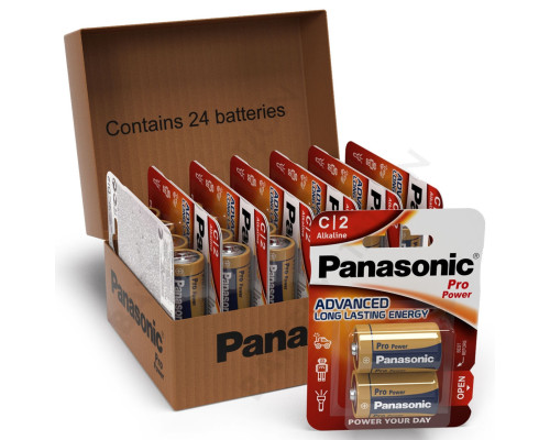 Батарейки Panasonic Pro Power C LR14 | 24 штуки в комплекті Батарейки Panasonic Pro Power C LR14 | 24 штуки в комплекті