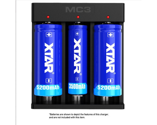 Швидкий зарядний пристрій Xtar MC3 для літій-іонних акумуляторів Швидкий зарядний пристрій Xtar MC3 для літій-іонних акумуляторів