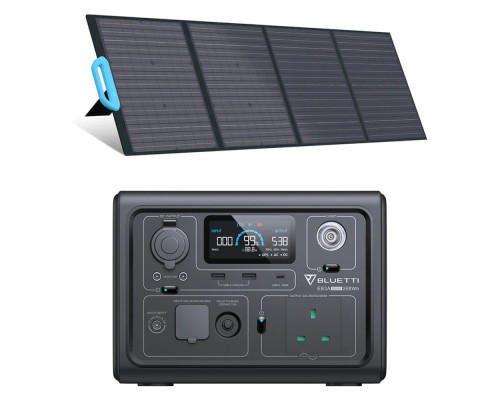 Портативна електростанція Bluetti EB3A + сонячна панель PV120
