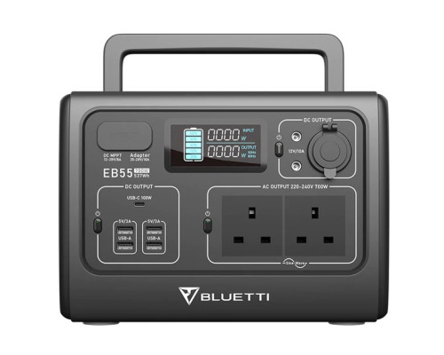 Портативна електростанція Bluetti EB55 537 Вт Портативна електростанція Bluetti EB55 537 Вт