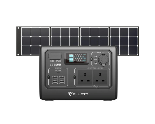Портативна електростанція Bluetti EB3A + сонячна панель PV200 Портативна електростанція Bluetti EB3A + сонячна панель PV200