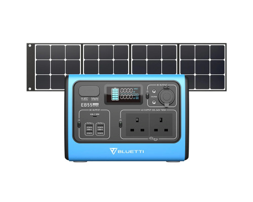 Портативна електростанція Bluetti EB3A + сонячна панель PV200 Портативна електростанція Bluetti EB3A + сонячна панель PV200