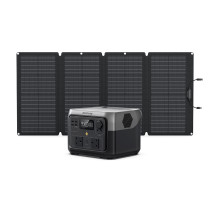 Портативна електростанція EcoFlow RIVER 2 Max + сонячна панель EcoFlow 160В