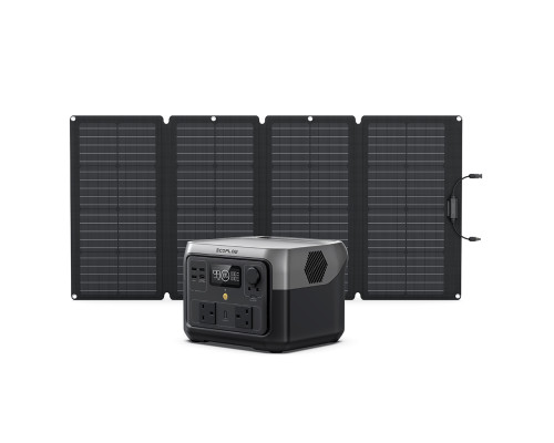 Портативна електростанція EcoFlow RIVER 2 Max + сонячна панель EcoFlow 160В Портативна електростанція EcoFlow RIVER 2 Max + сонячна панель EcoFlow 160В