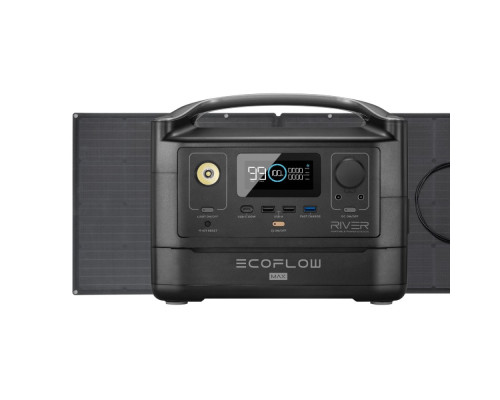 EcoFlow RIVER Max + 1х сонячна панель 160 Вт EcoFlow RIVER Max + 1х сонячна панель 160 Вт