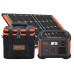 Портативна електростанція Jackery Explorer 240 + сонячна панель SolarSaga 100В + кейс
