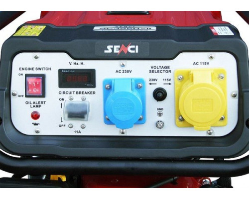 Бензиновий рамний генератор Senci SC3250W-II 2,8 кВт з колесами Бензиновий рамний генератор Senci SC3250W-II 2,8 кВт з колесами